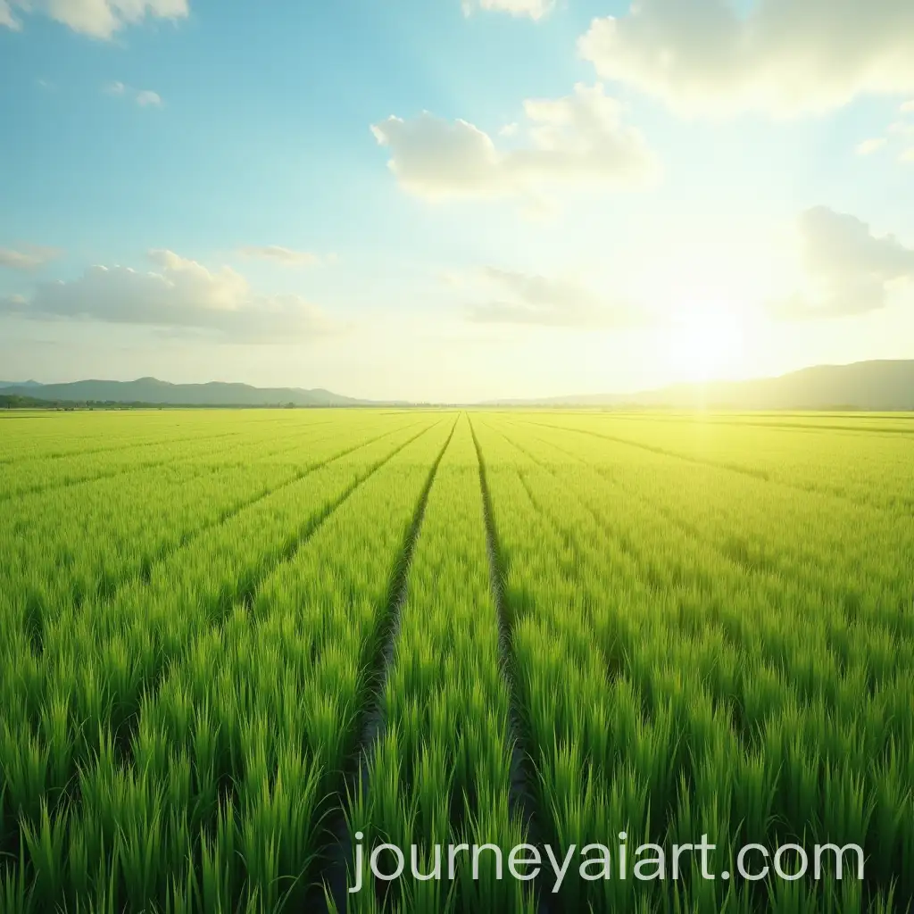 Scenic-Paddy-Field-Under-a-Beautiful-Sky
