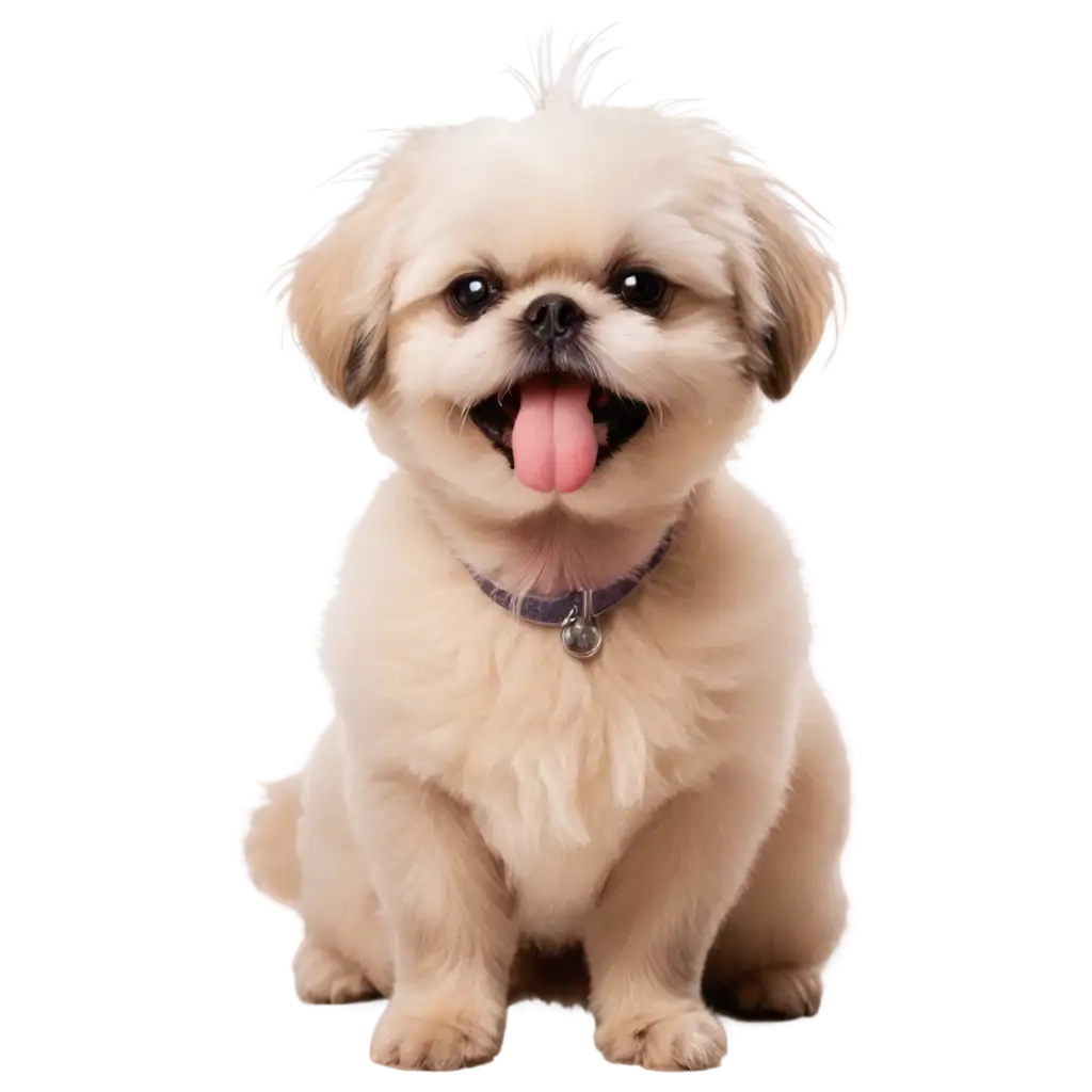 Fluffy-Beige-Shih-Tzu-Dog-Disney-Logo-PNG-Image-with-Happy-Expression