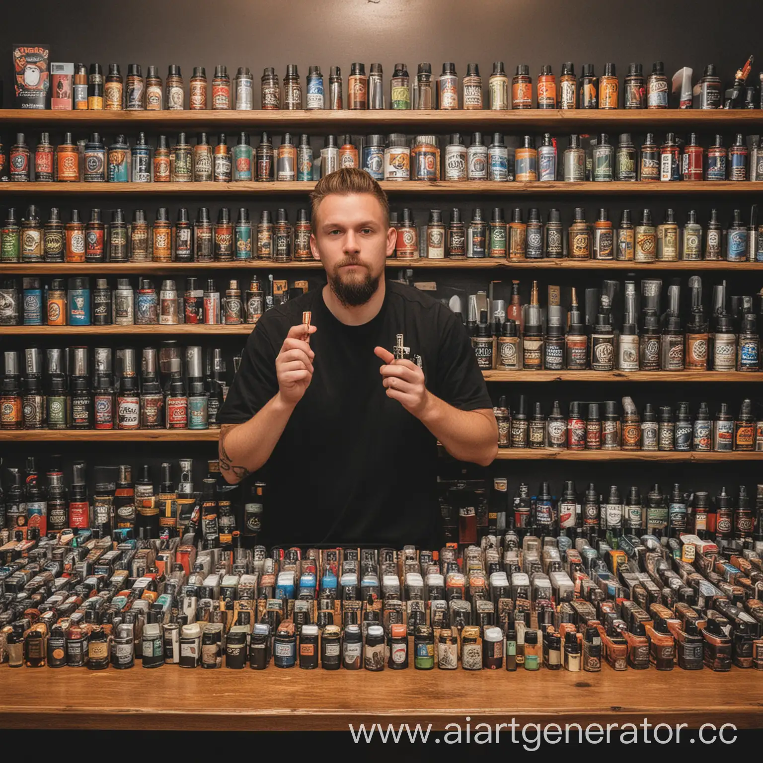 Vape-Products-and-Snuff-Displayed-on-a-Shelf