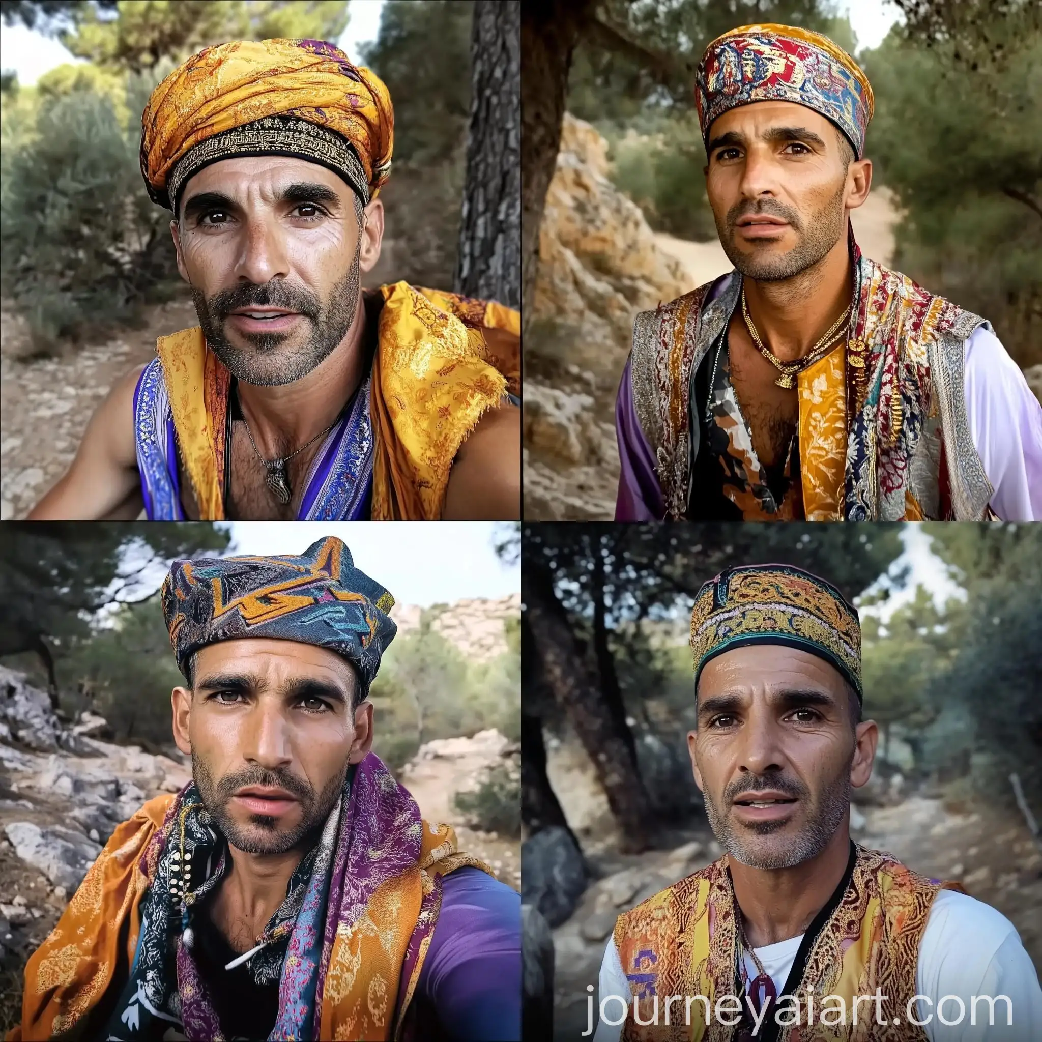 Traditional-Moroccan-Attire-Man-in-Cultural-Clothing