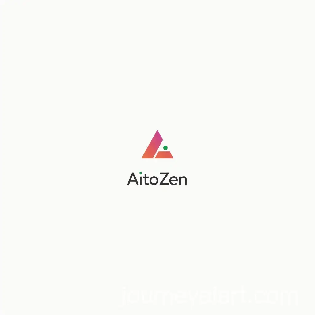 Linear-Logo-Design-for-AitoZen-with-Clean-Pantone-Colors