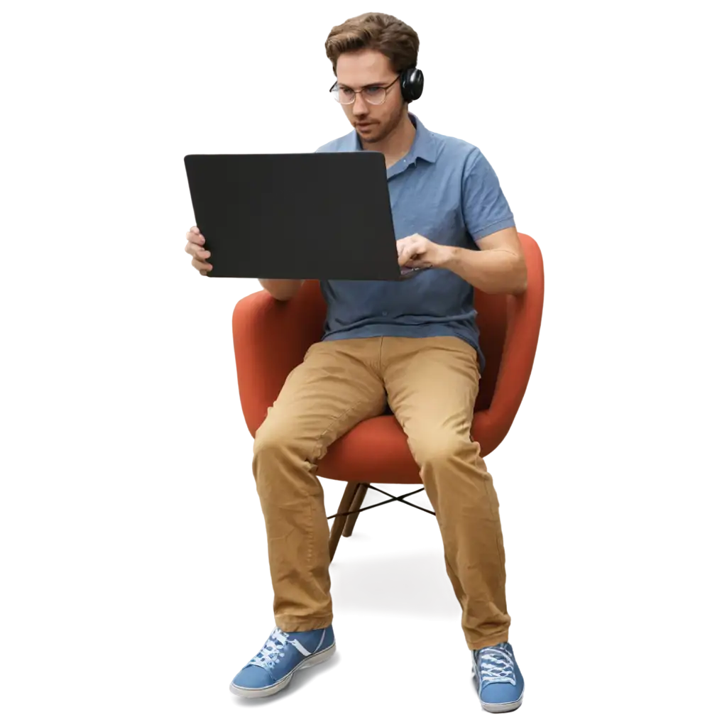 Professional-PNG-Image-of-a-Guy-Working-on-His-PC-Enhance-Your-Digital-Content