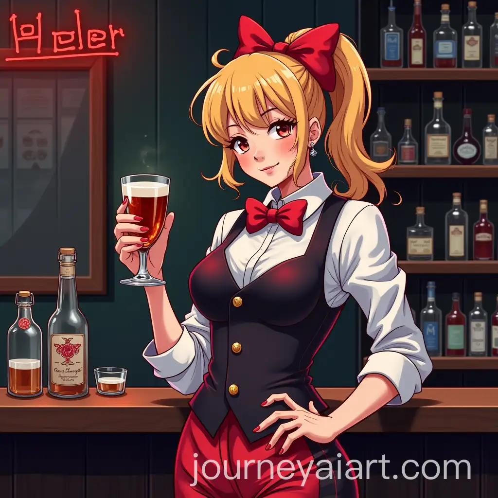 Girl-Bartender-in-PC98-Retro-Game-Art-Style