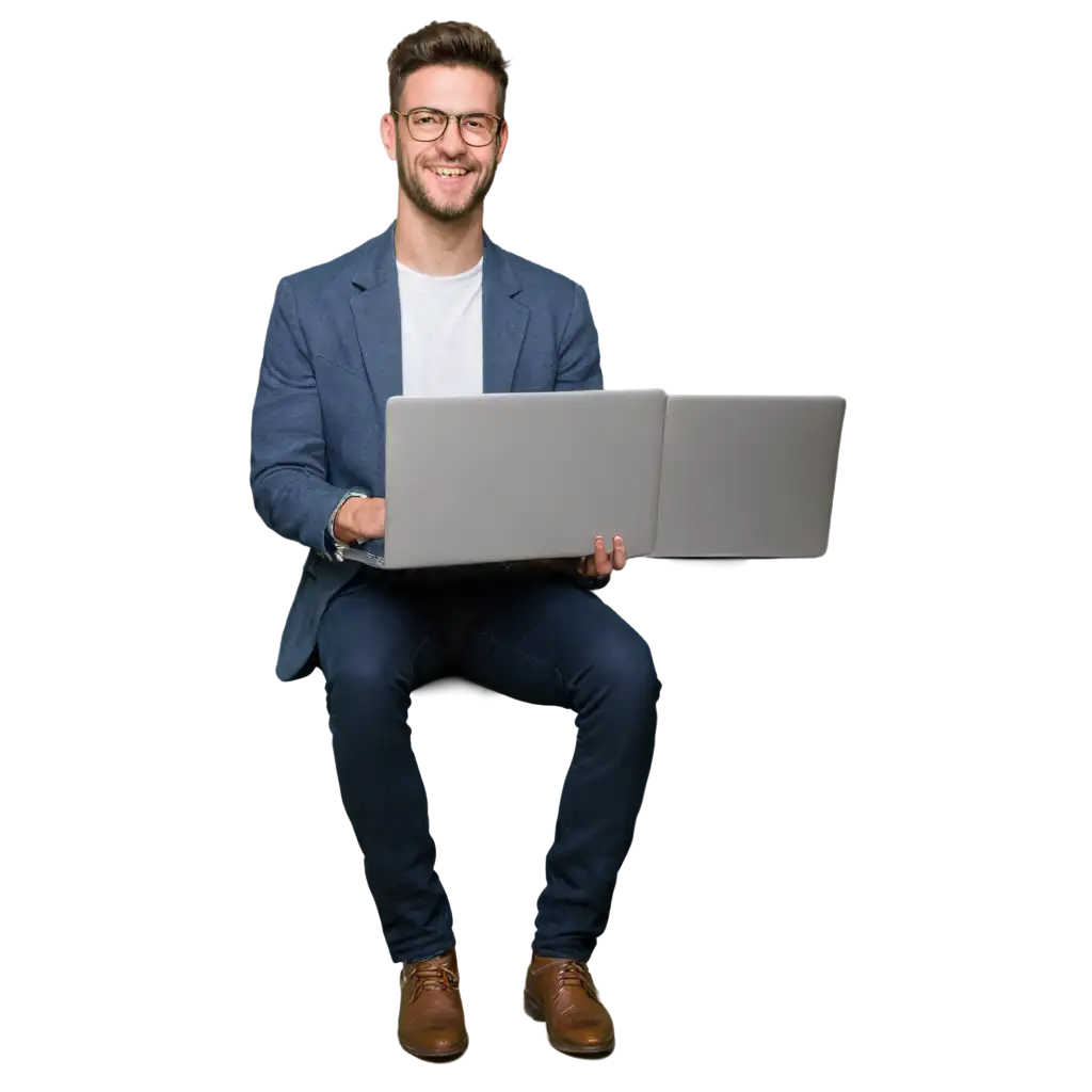 SEOFriendly-PNG-Image-Happy-Man-with-Laptop