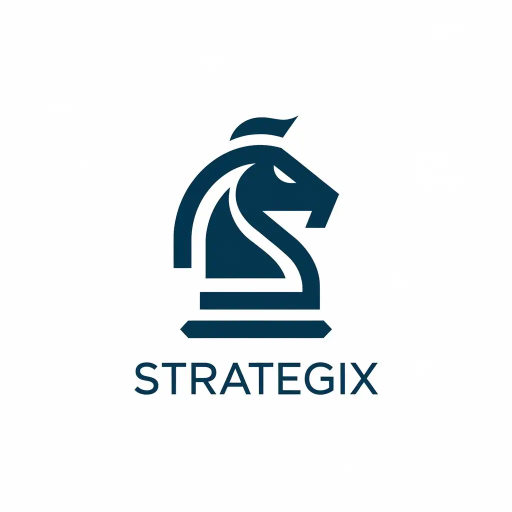 LOGO Design for Strategix Vector Style with Finance Industry Focus and Clear Background