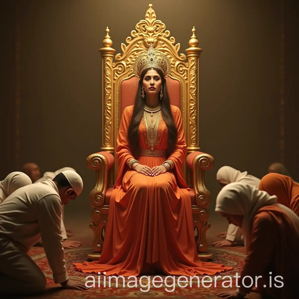 Kareena-Kapoor-as-a-Goddess-on-Golden-Throne-with-Muslim-Devotees-Prostrating