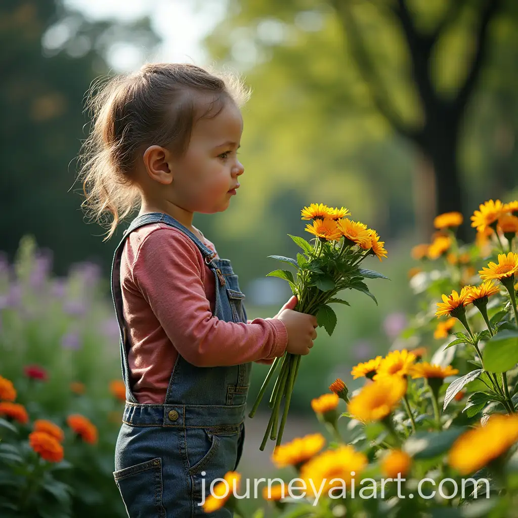 Children-Playing-and-Exploring-in-a-Beautiful-Garden