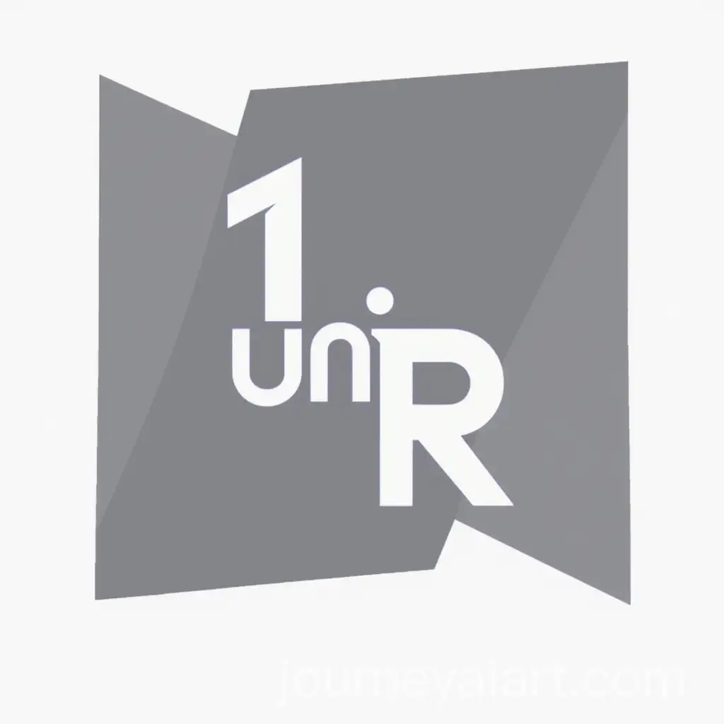 Modern-Sharp-Angular-Logo-for-1UniR-with-Dynamic-Shapes-and-SansSerif-Font