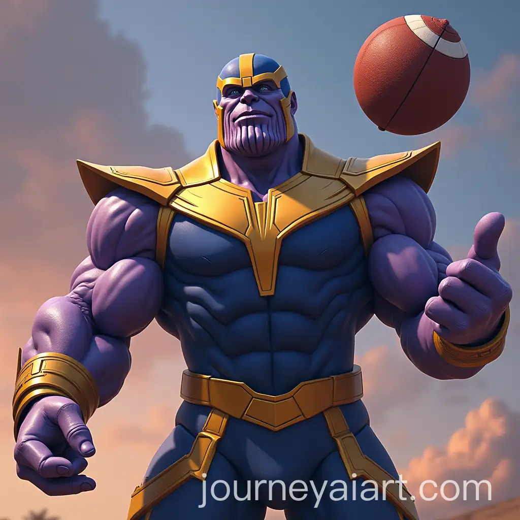 Thanos-Throwing-a-Football