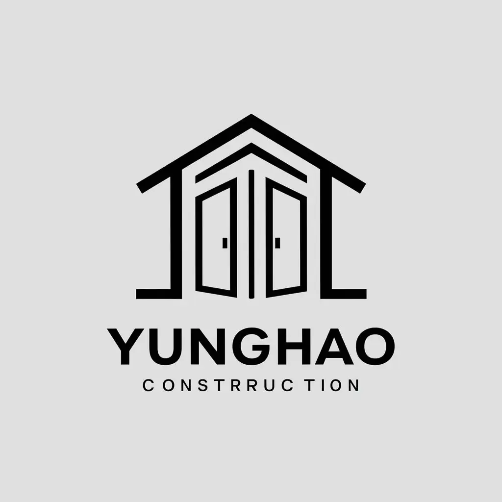 LOGO-Design-for-Yunghao-Minimalistic-Doors-and-Windows-House-Theme