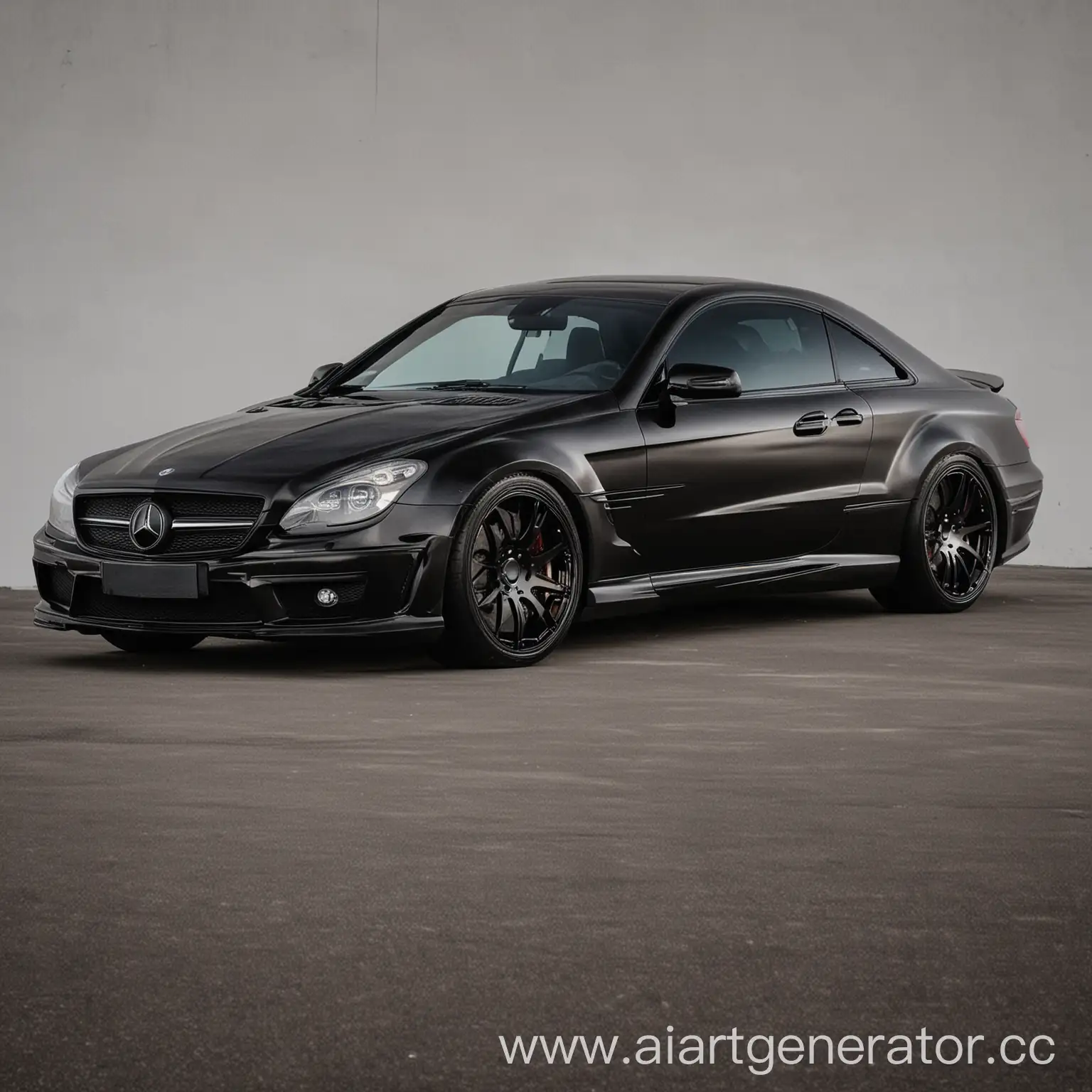 Luxury-Black-Mercedes-Driving-Through-Urban-Cityscape