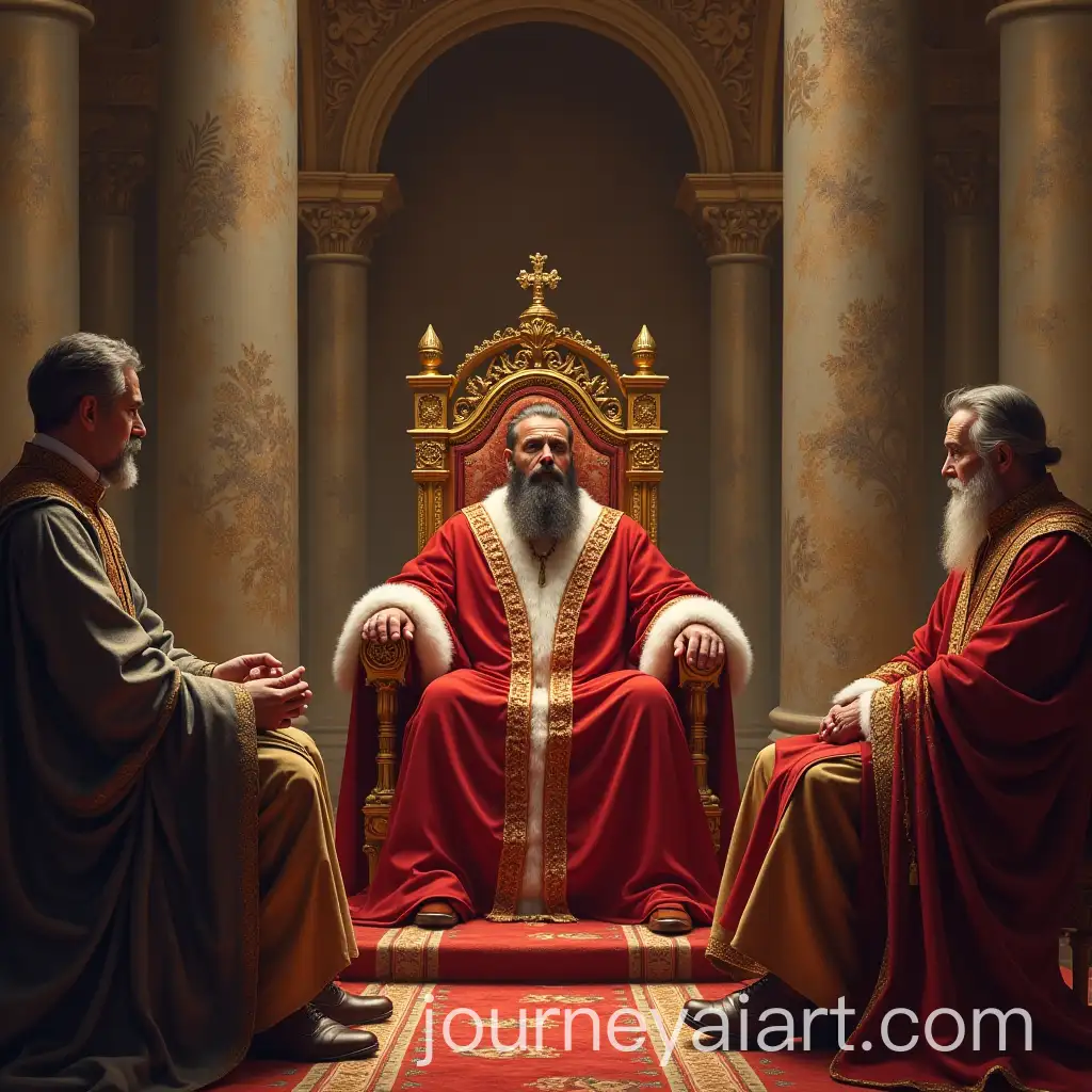 King-Giving-Orders-to-Ministers-in-Ornate-Royal-Palace