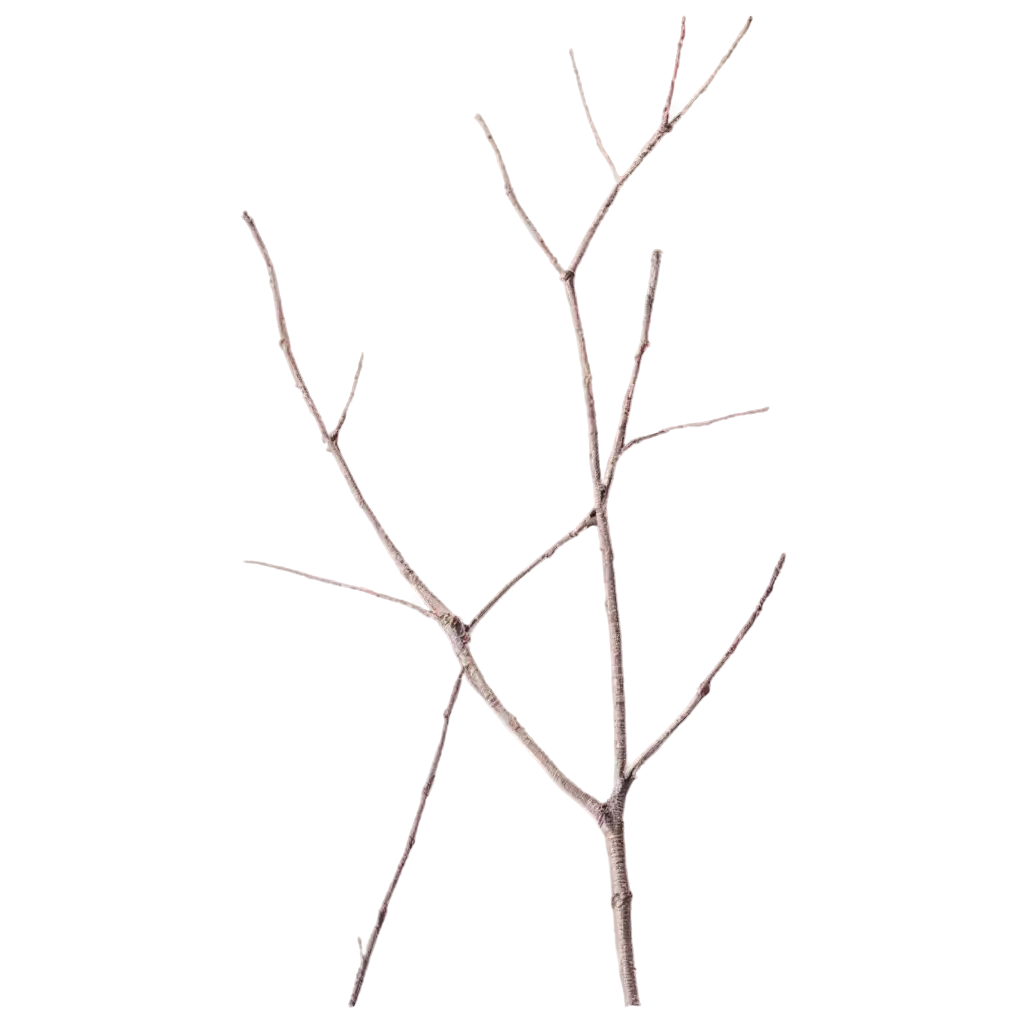 BlackandWhite-Thin-Branch-PNG-Image-for-Versatile-Digital-Applications