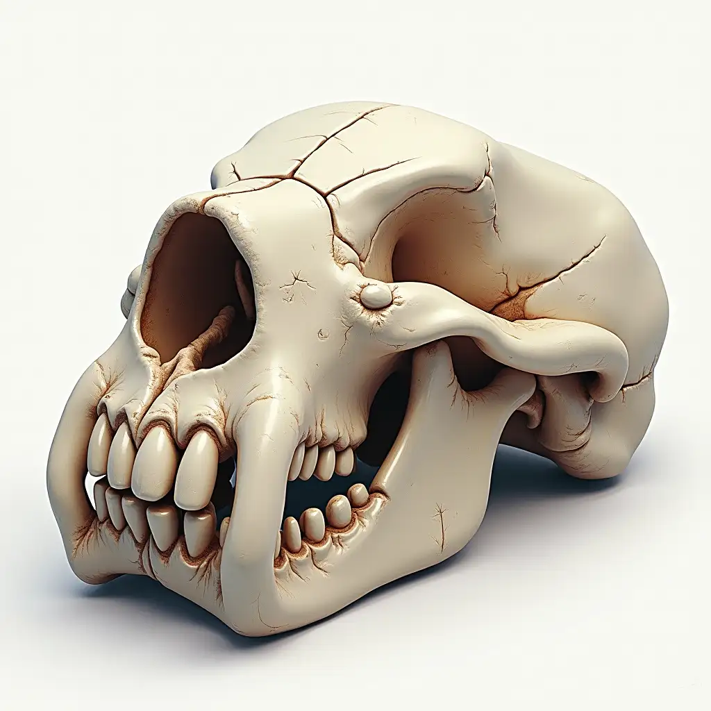 Hyper-realistic, detailed, intricate, Game icon: 1.6, 2d, bone CLAW CLOSE-UP, MACRO, simple transparent background