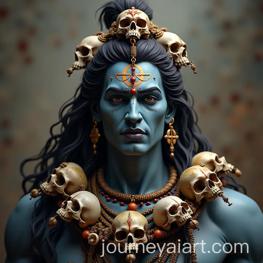 Lord-Shiva-with-Skull-Garland-in-Mystical-Setting
