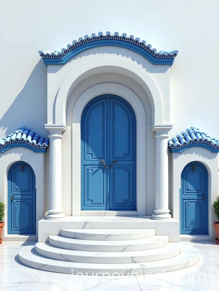 Traditional-Tunisian-Cafeteria-Terrace-Design-with-Arched-Doors