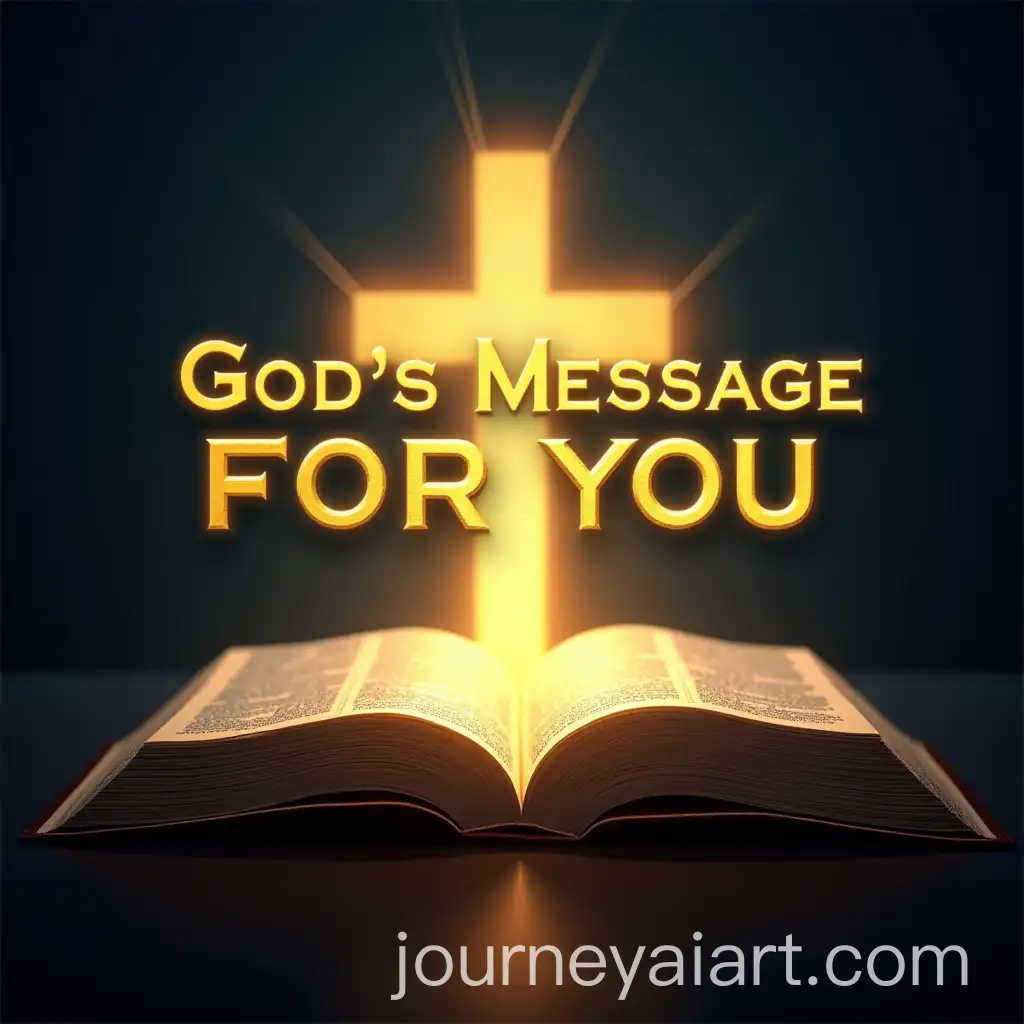 Glowing-Bible-with-Light-Rays-and-Golden-Cross-Gods-Message-for-You