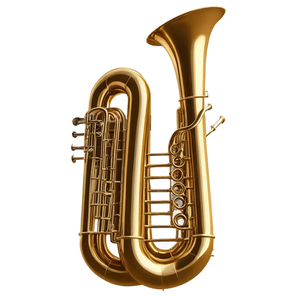 Tuba-Illustration-PNG-HighQuality-Vector-Art-for-Clear-and-Crisp-Visuals