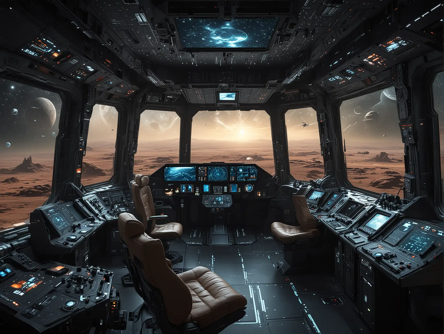 Futuristic-Spaceship-Cockpit-with-HighTech-Command-Center-and-Outer-Space-View