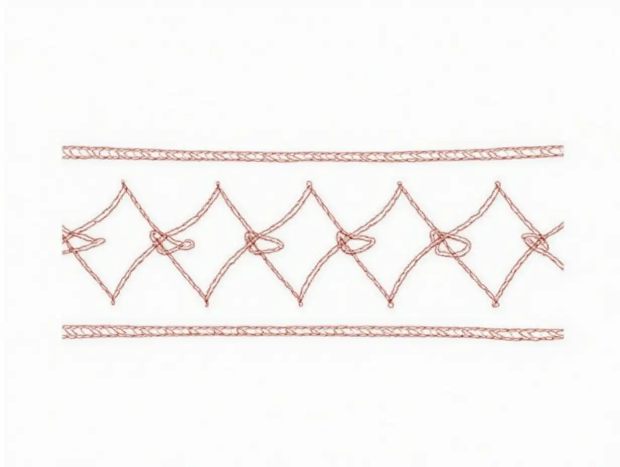 Double-and-Zigzag-Sewing-Thread-Stitch-Isolated-Cutout-on-Transparent