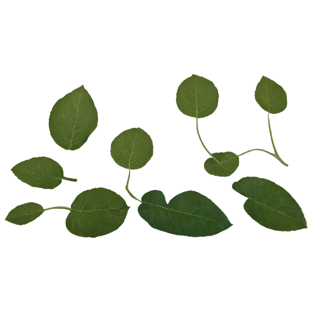 Flower-and-Leaf-PNG-Image-for-Versatile-Digital-Use