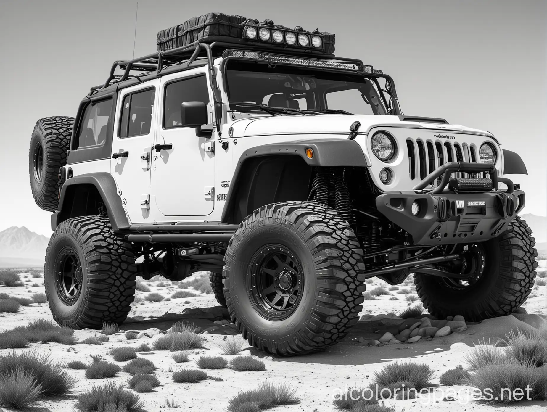 Post-Apocalyptic-Jeep-with-Monster-Tires-and-Supplies