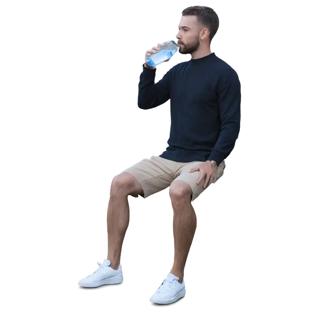 HighQuality-PNG-Image-of-a-Man-Drinking-Water-Perfect-for-Various-Applications