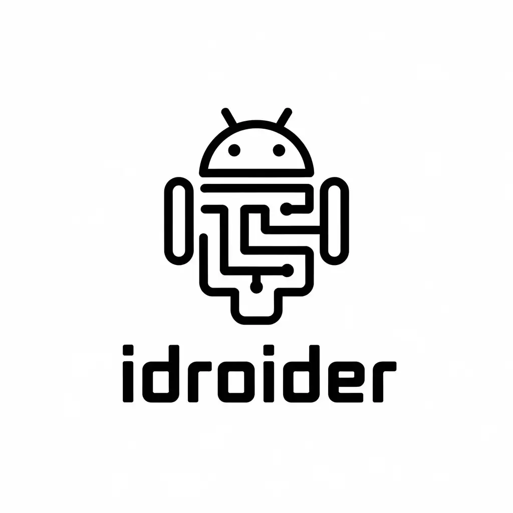 LOGO-Design-for-iDroider-Vector-Logo-with-Android-and-iPhone-Symbols