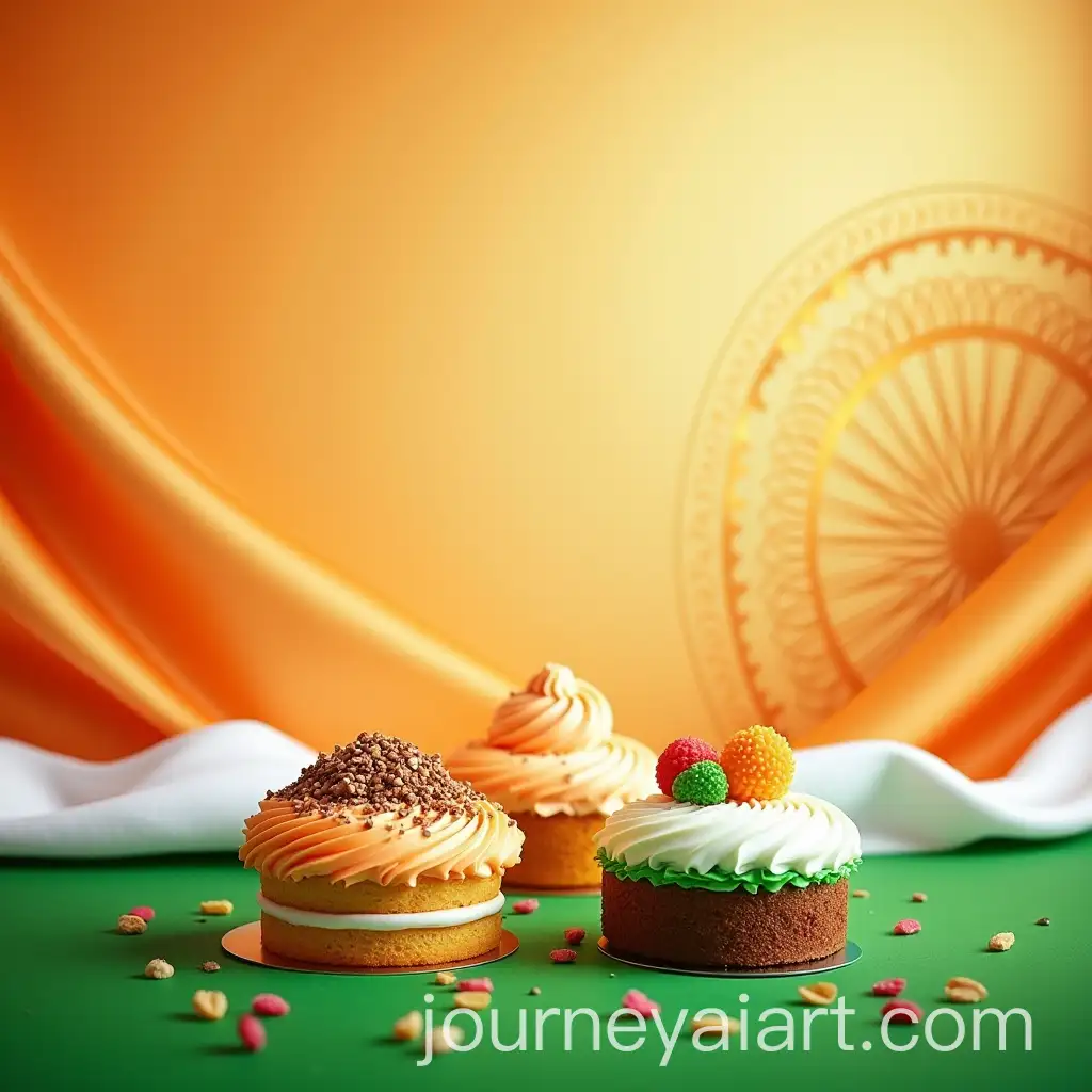 Republic-Day-Bakery-Design-with-Indian-Flag-Colors-and-Elegant-Silk-Background