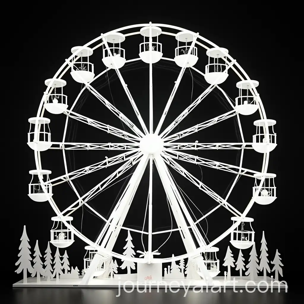 Black-and-White-LaserCut-Carnival-Elements-in-the-Netherlands