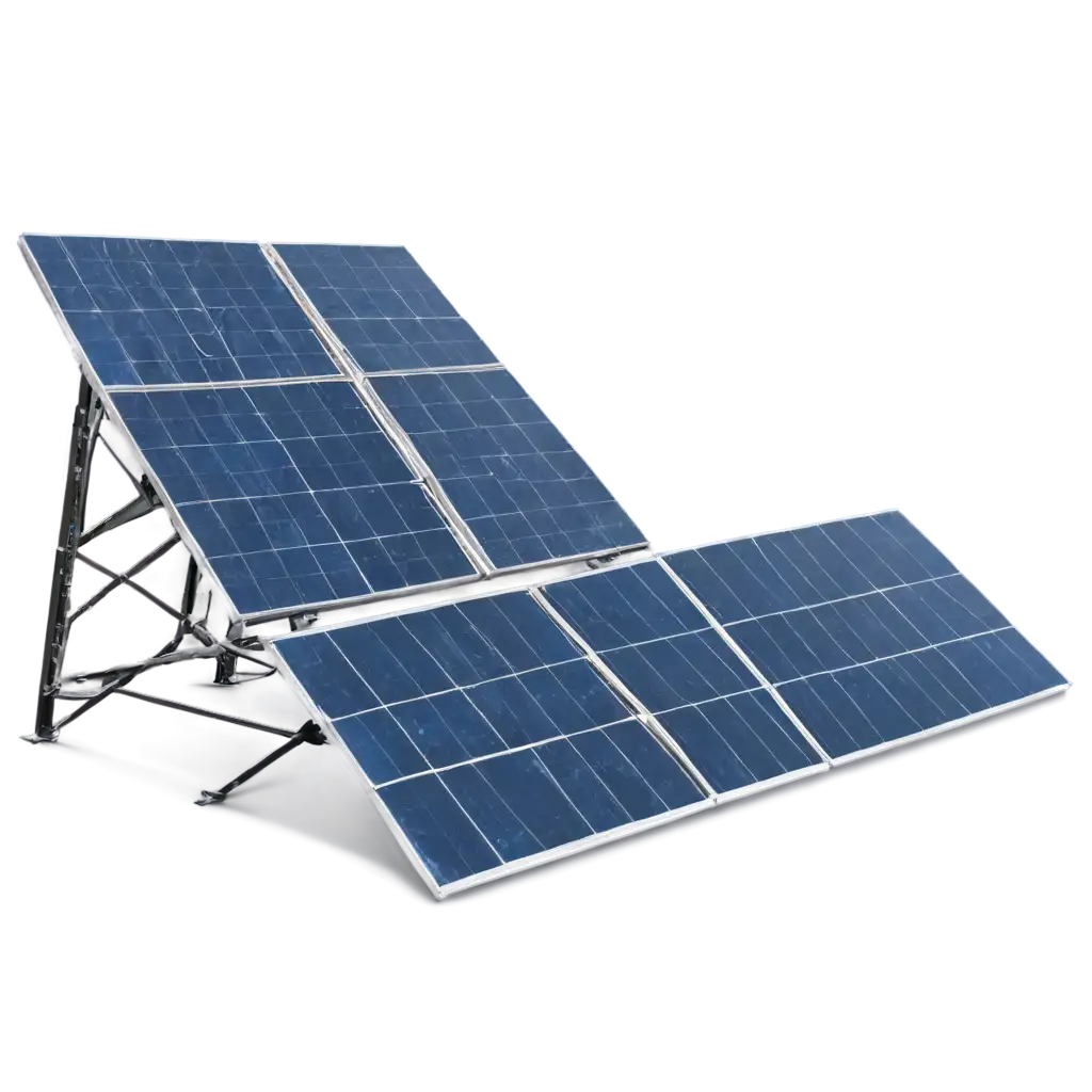 Blue-Solar-Panels-Standing-Straight-PNG-Image-for-Clean-Energy-Solutions-and-Modern-Design