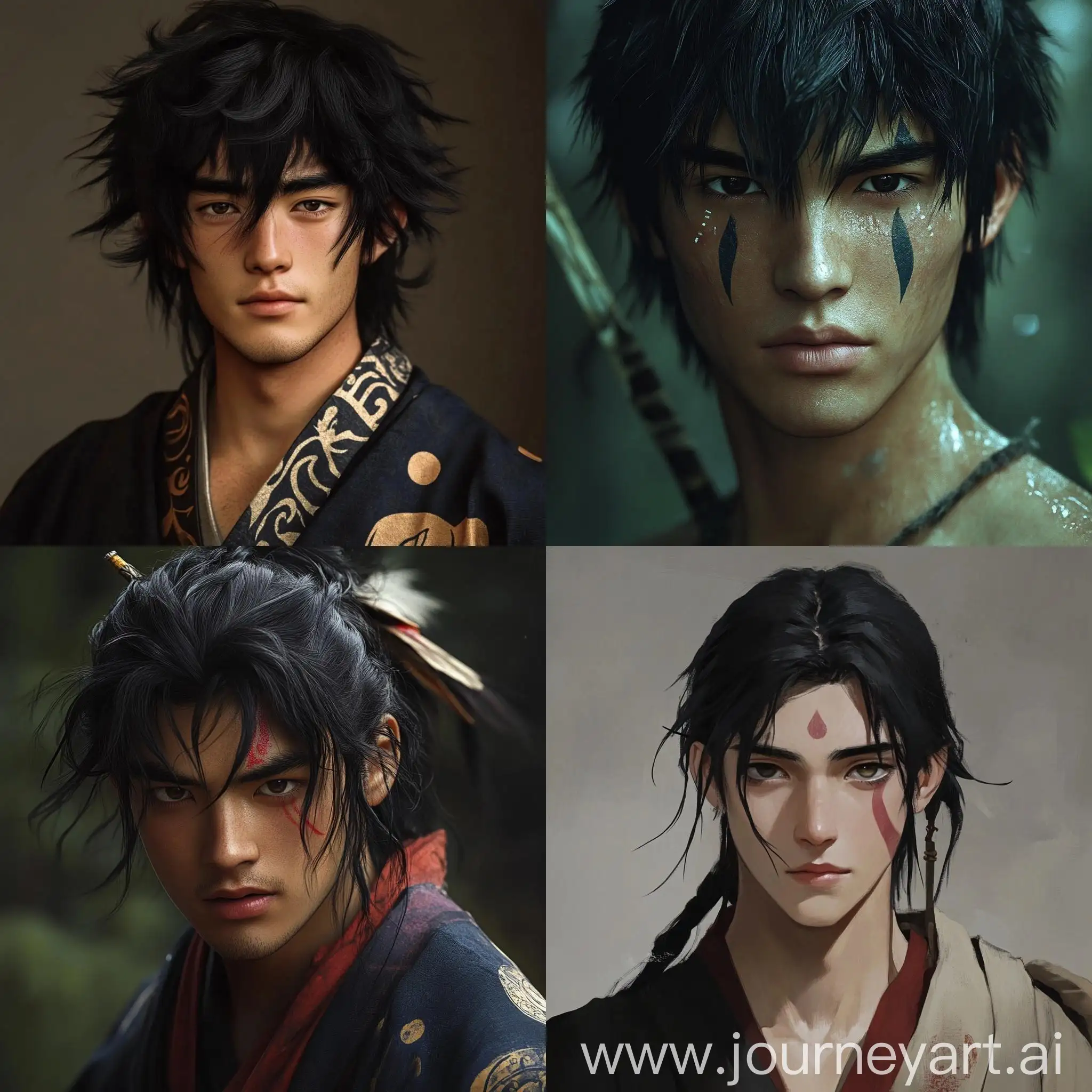 Resemble-Prince-Ashitaka-from-Princess-Mononoke-Character-Portrait