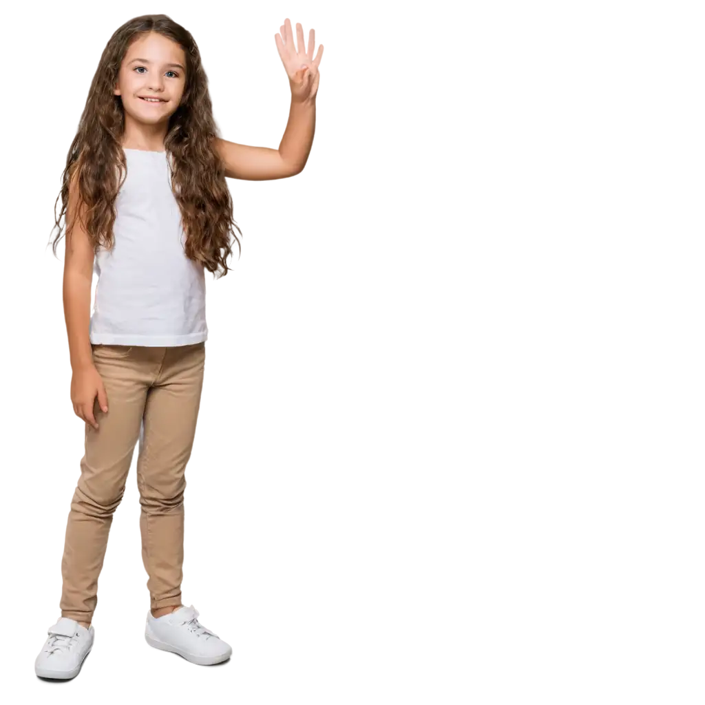 HighQuality-PNG-Image-of-a-Kid-Girl-Waving-in-Casual-Outfit