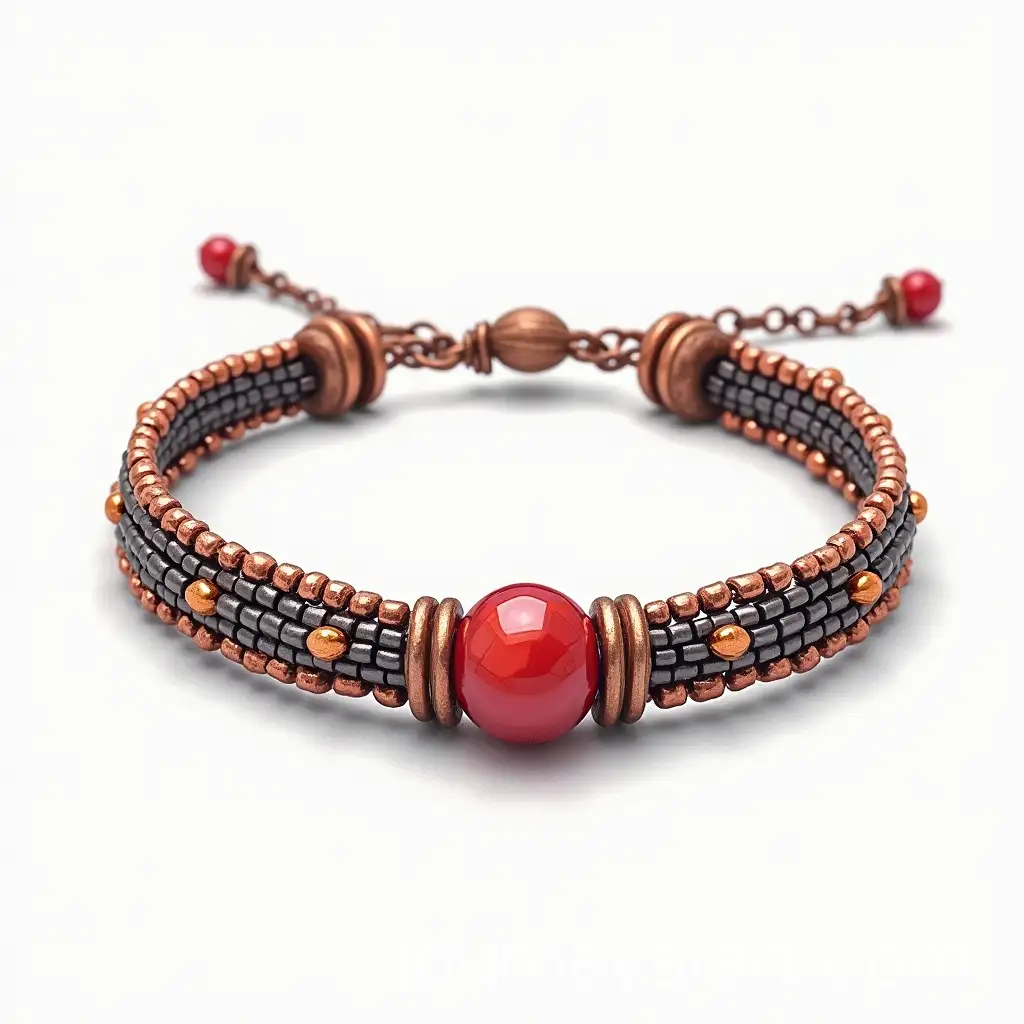 Vector-Bracelet-Design-with-Dzi-Bead-Motif