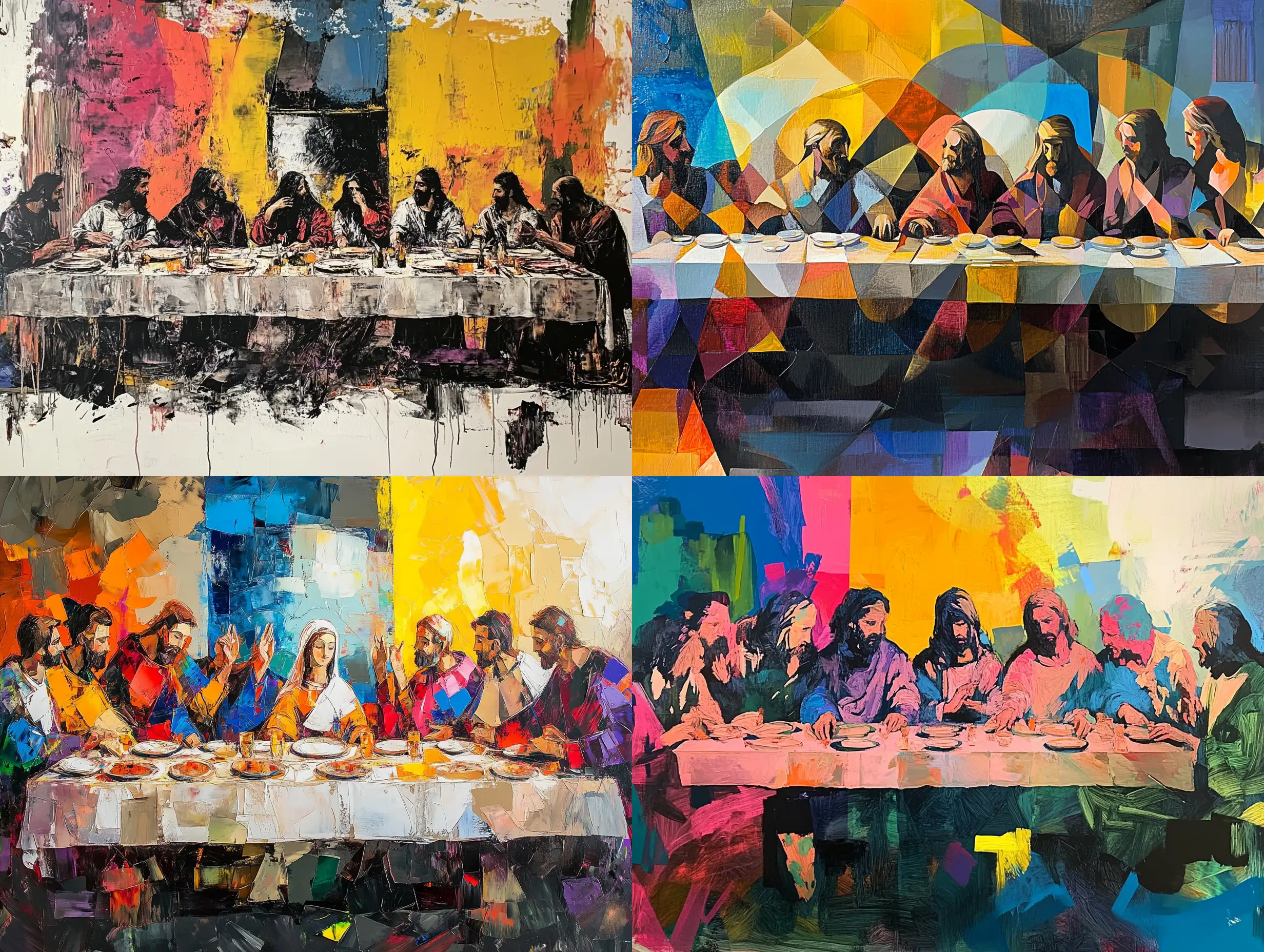 Abstract-Interpretation-of-The-Last-Supper-in-Vibrant-Colors