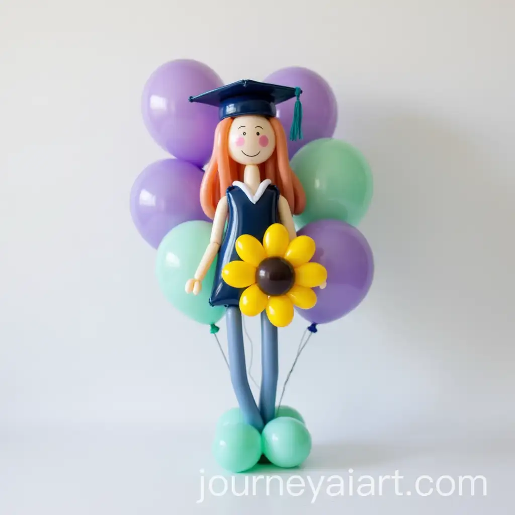 Balloon-Graduation-Bouquet-with-Female-Graduate-Doll-and-Sunflower-Balloon-Flower