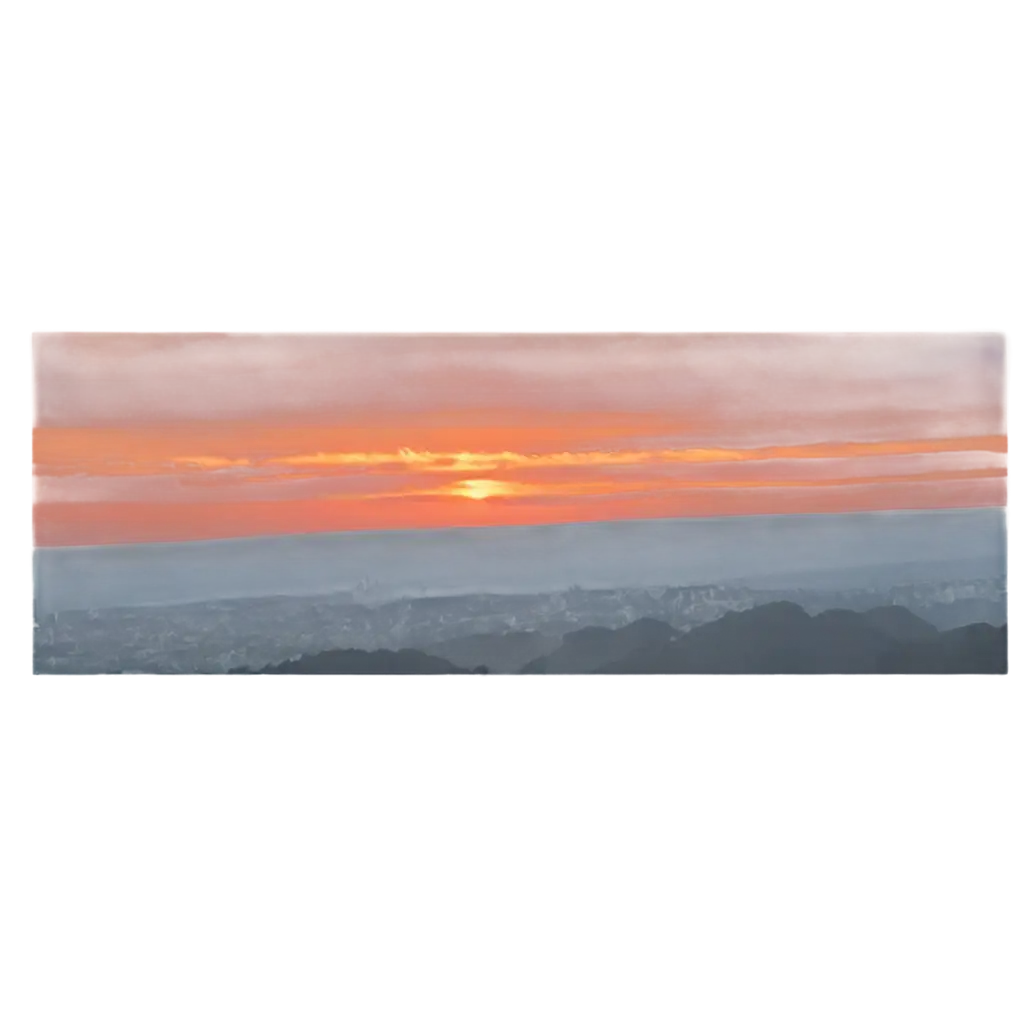 Stunning-Sunrise-Sighting-from-Hill-Top-in-PNG-Format-for-HighQuality-Visuals