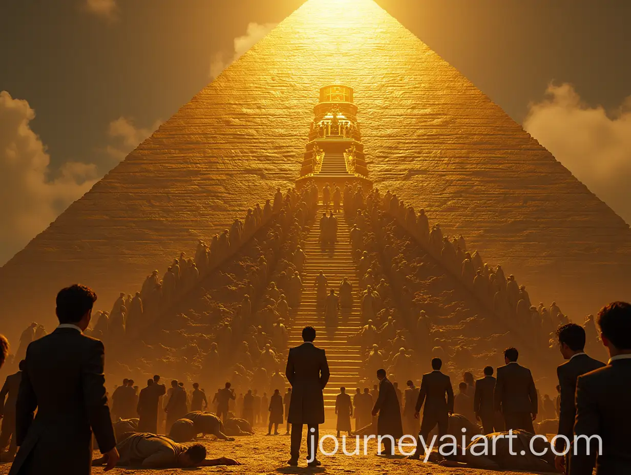 Golden-Pyramid-Banquet-A-Striking-Contrast-Between-Wealth-and-Struggle