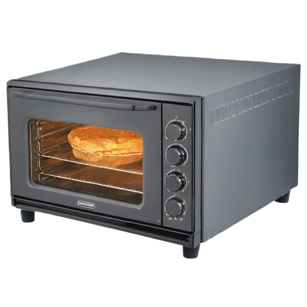 Oven-with-Food-Inside-Getting-Cooked-PNG-Image-for-Clear-Visuals