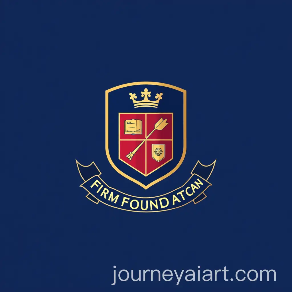 School-Badge-Design-in-Royal-Blue-and-Red-Colors