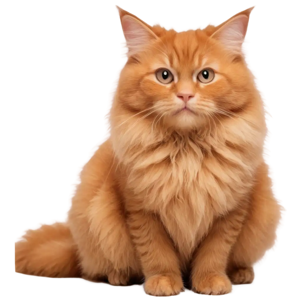 Adorable-Fluffy-Ginger-Cat-PNG-HighQuality-Image-for-Web-and-Design