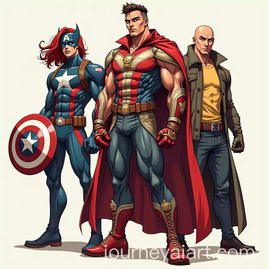 Kinu-Nishimura-Style-Marvel-Characters-Artwork