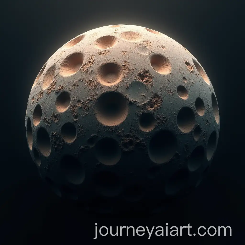 Futuristic-Planet-with-Hollow-Polygonal-Surface