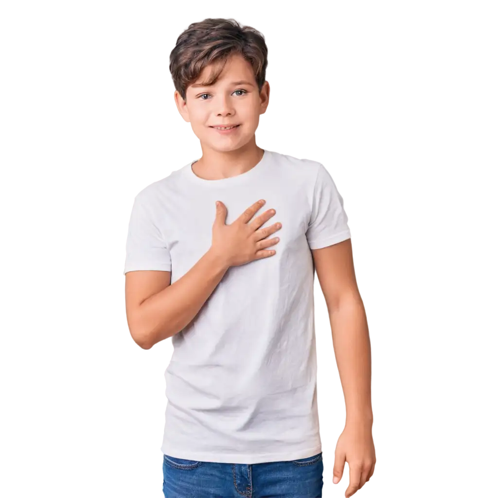 PNG-Image-of-Chubby-Boy-Sending-Heart-to-Camera-Adorable-Photo-in-Photograph-Style