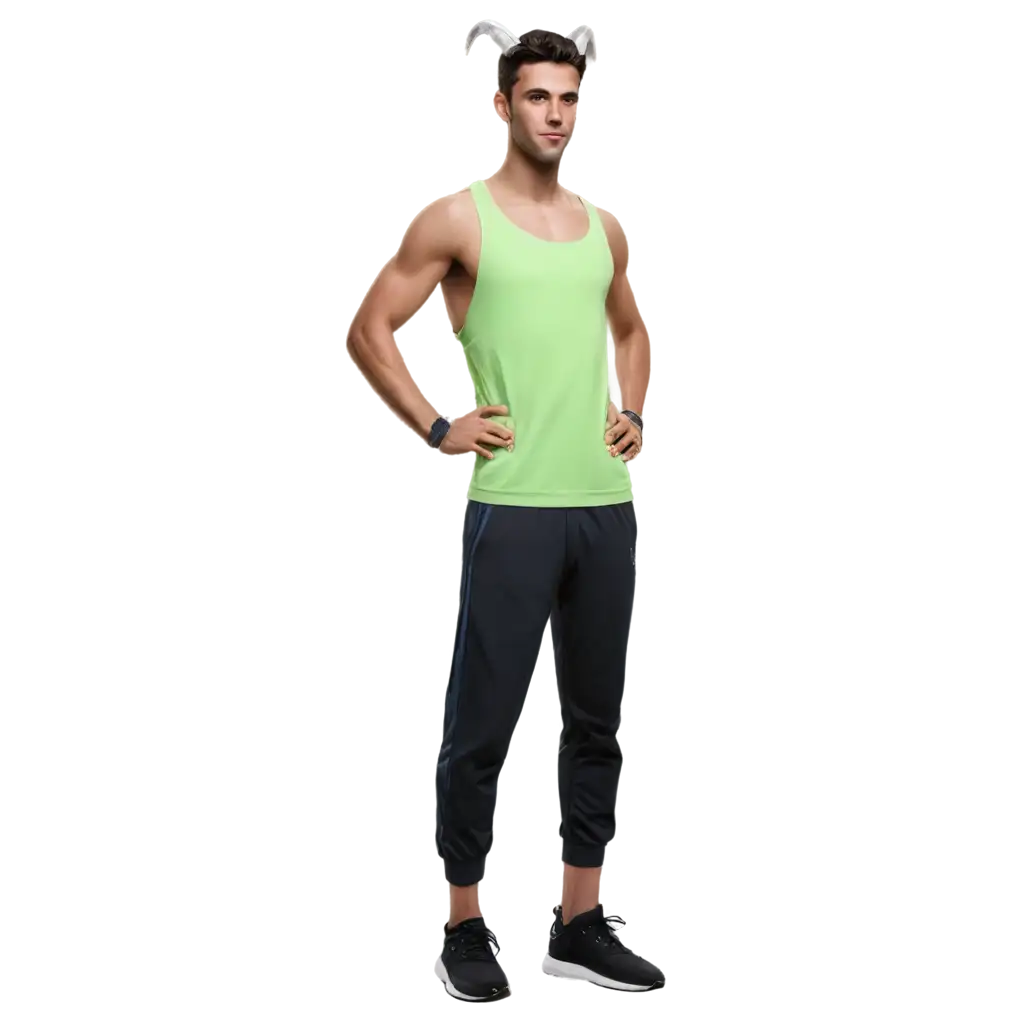 Goat-in-Gym-Wear-PNG-Image-HighQuality-and-Versatile-for-Multiple-Uses