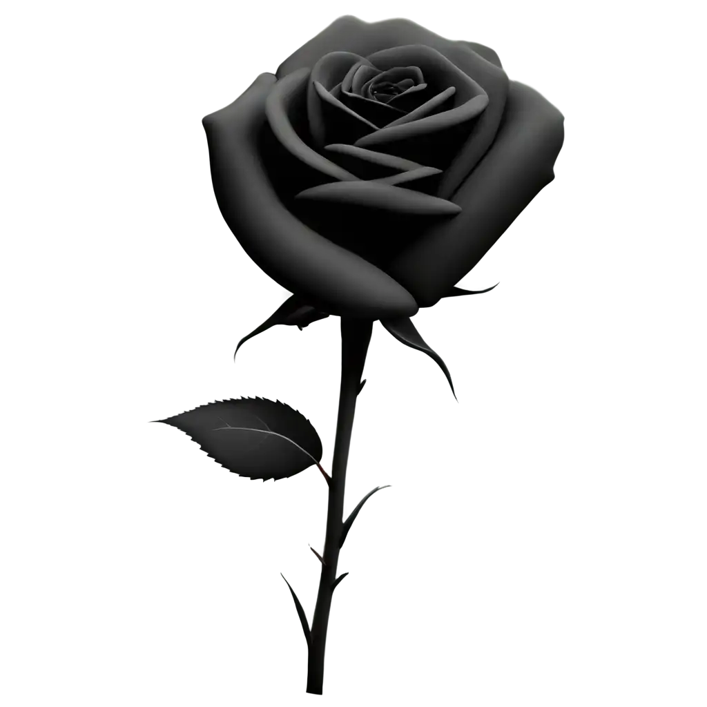 Stunning-Black-Rose-PNG-Image-Captivating-Visuals-for-HighQuality-Presentations