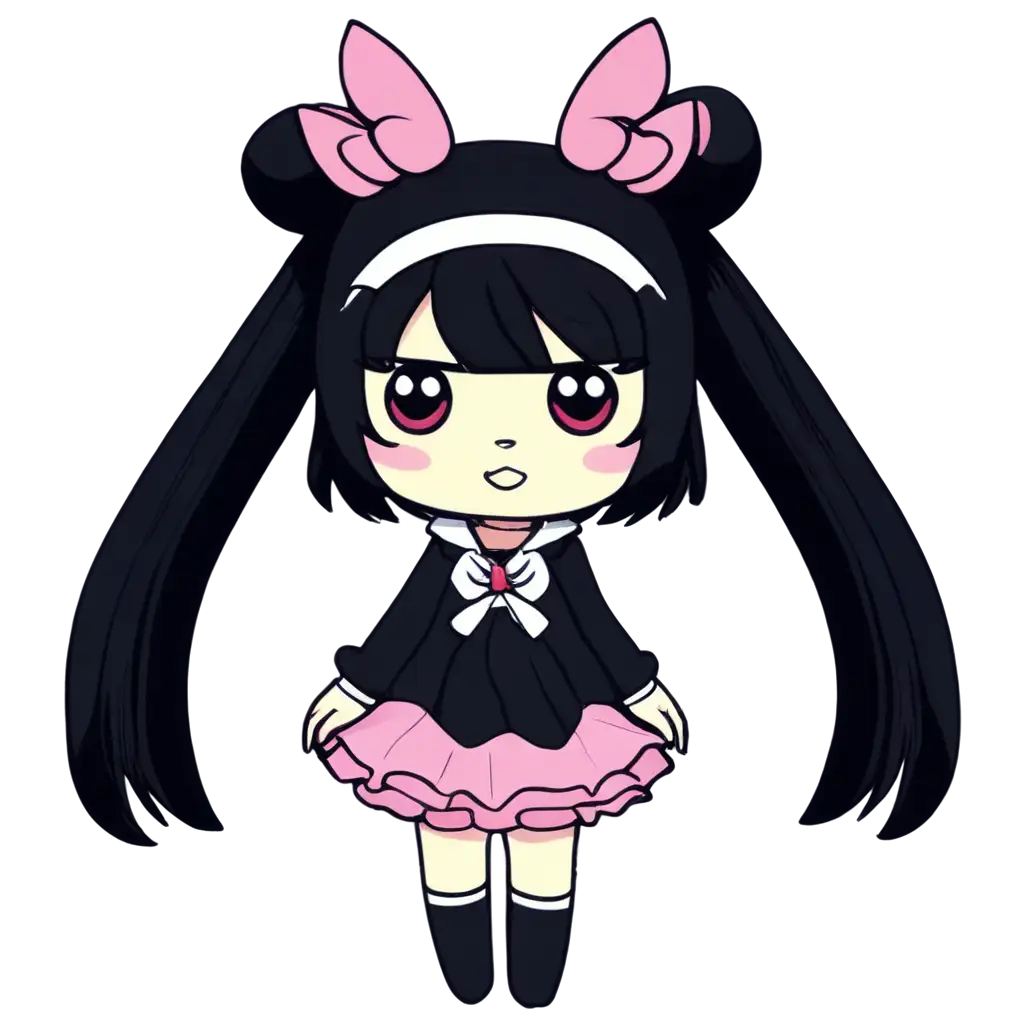 PNG-Image-Creation-Kuromi-and-My-Melody-Collaboration