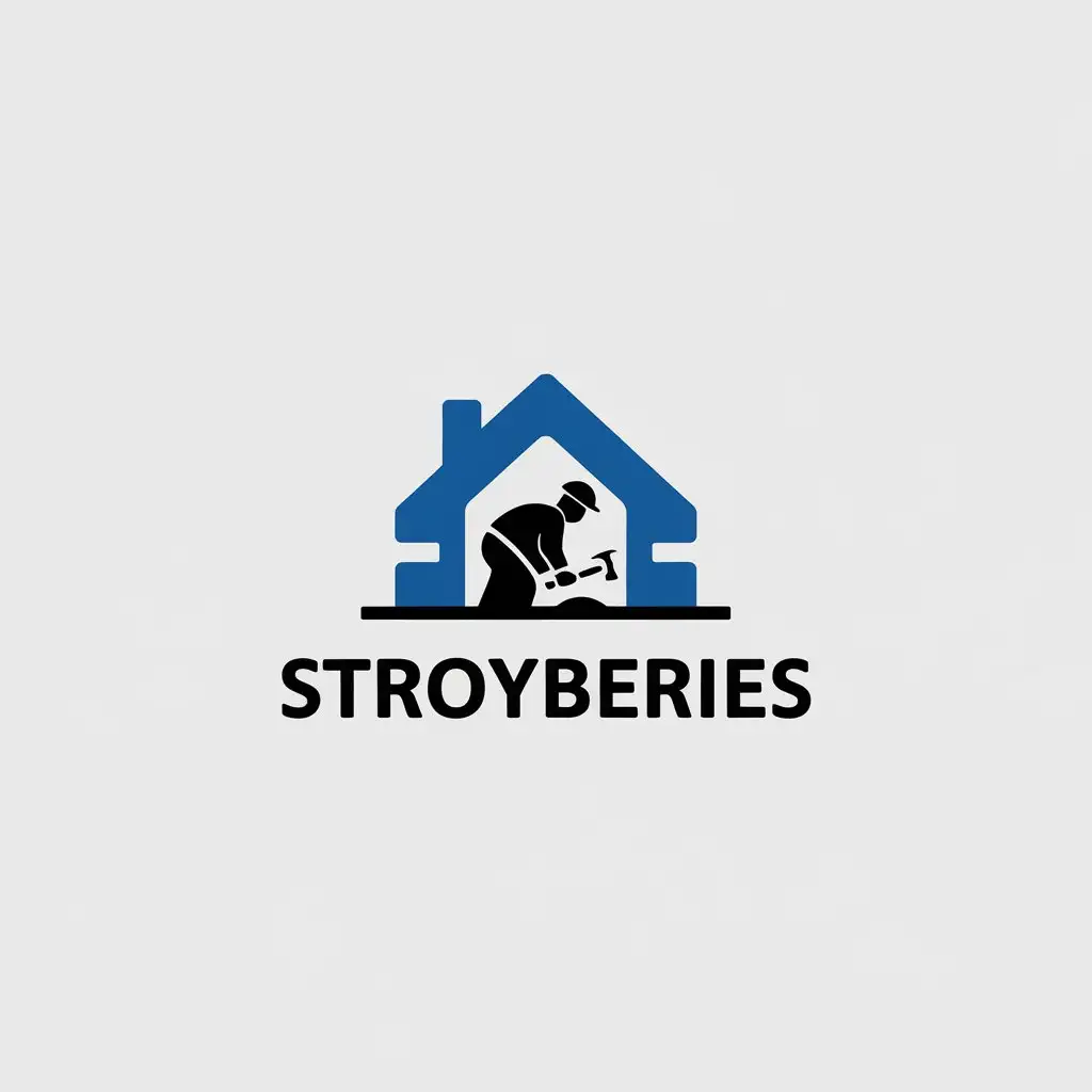 LOGO-Design-for-Stroyberies-Minimalist-Construction-Company-Logo-with-House-and-Repair-Tools