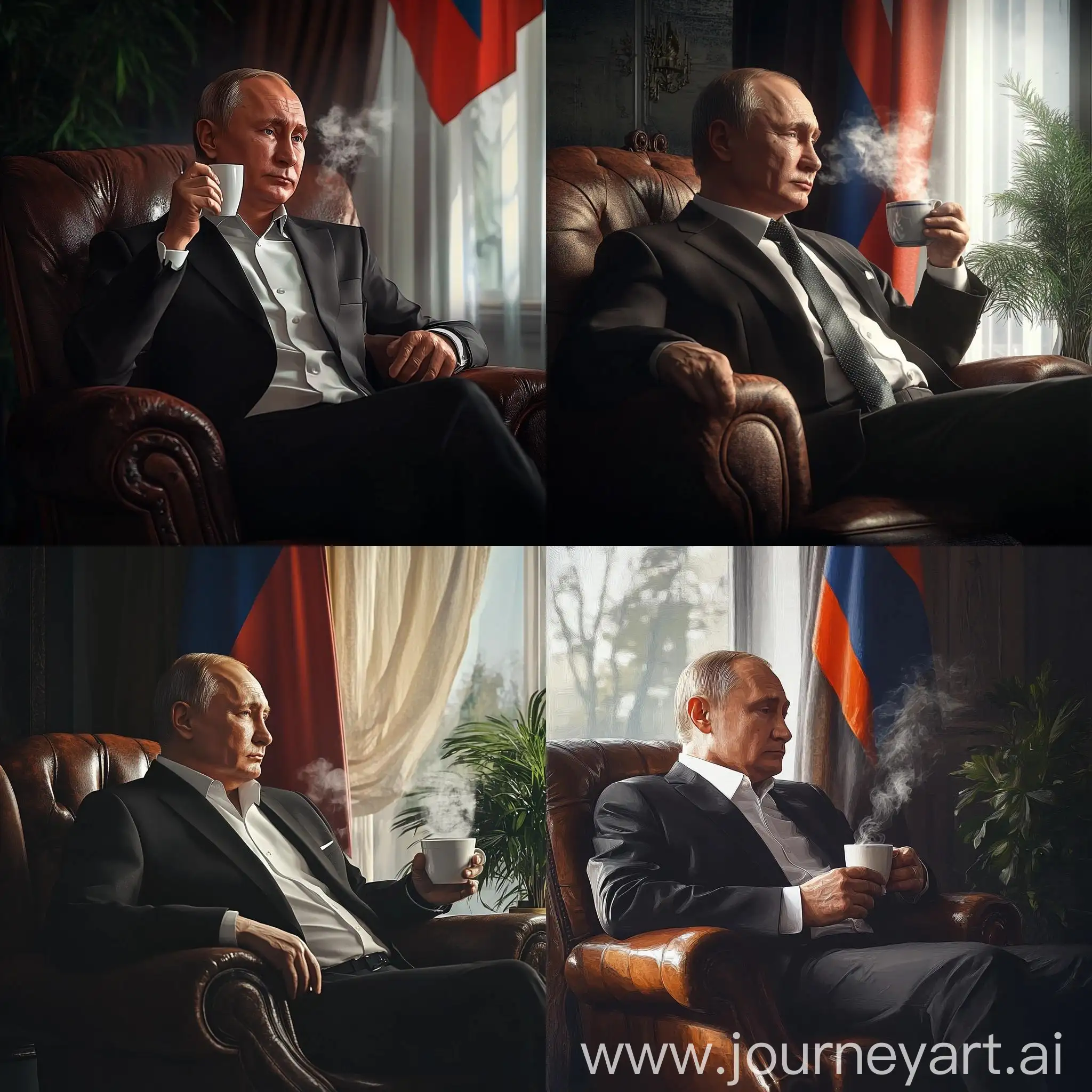 Vladimir-Putin-in-Contemplation-A-Moment-of-Reflection-in-a-Classic-Setting