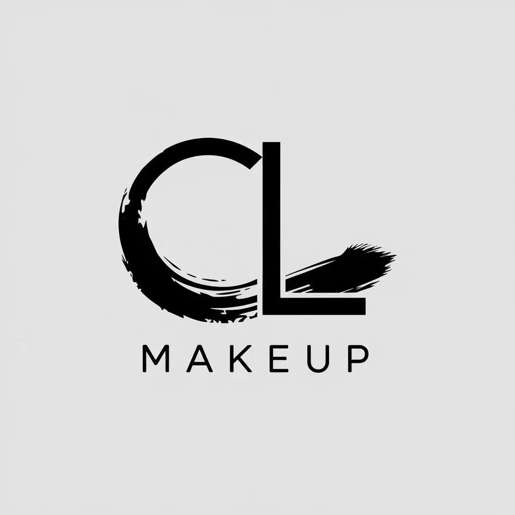 LOGO-Design-for-CL-Makeup-Minimalistic-Style-with-Makeup-Industry-Appeal